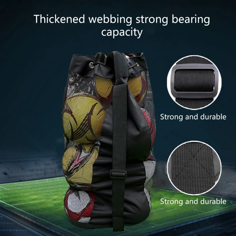 Soccer Bags Mesh Balls Bag for Holding Soccer Football