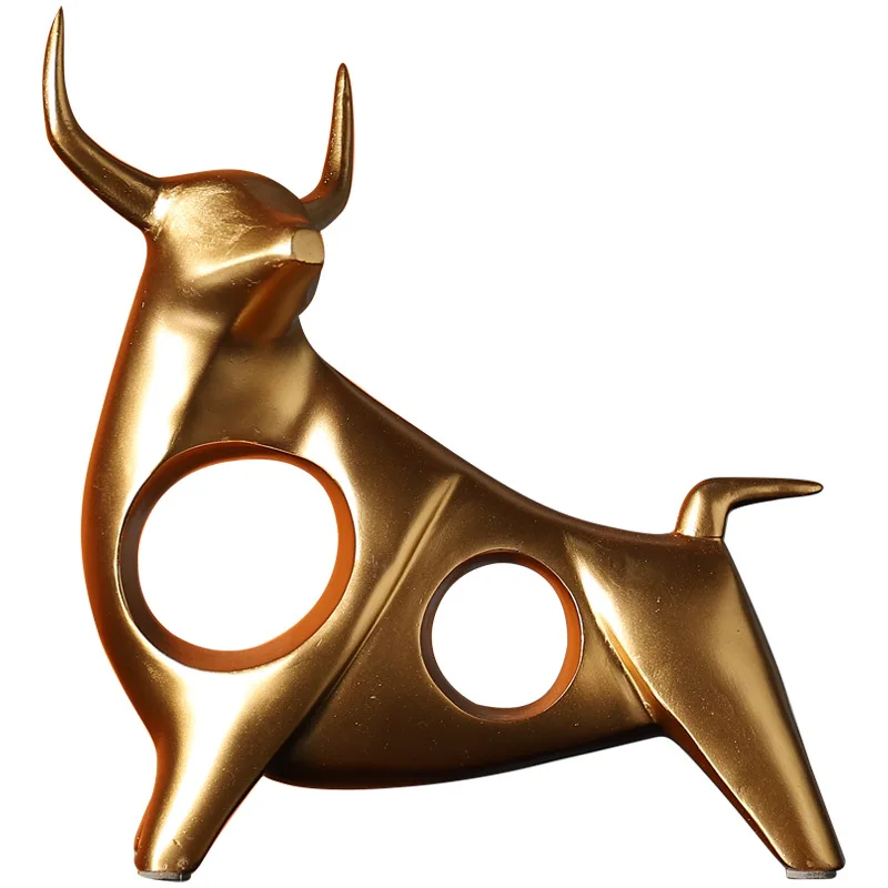 

Creative simulation of the Nordic creative animal model bold hollow creative resin decoration living room porch desktop househol