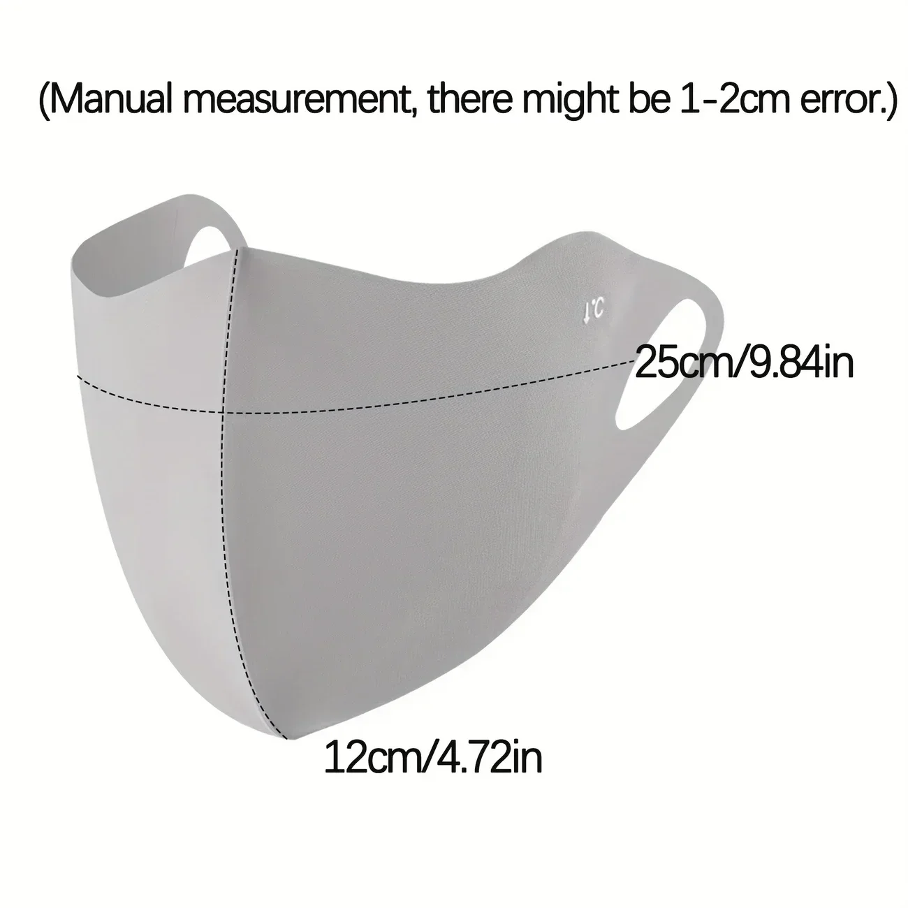 1-20 Pcs Summer UV Protection Mask 3D Ice Silk Breathable Traceless  Sunscreen Riding Mask Fashionable Hyaluronic Acid