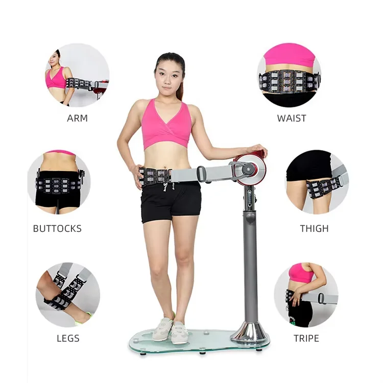 Vibrating Fat Shake GS-302CH-7 Hot Home Vibration Machine Crazy Fit Body Massager Belt