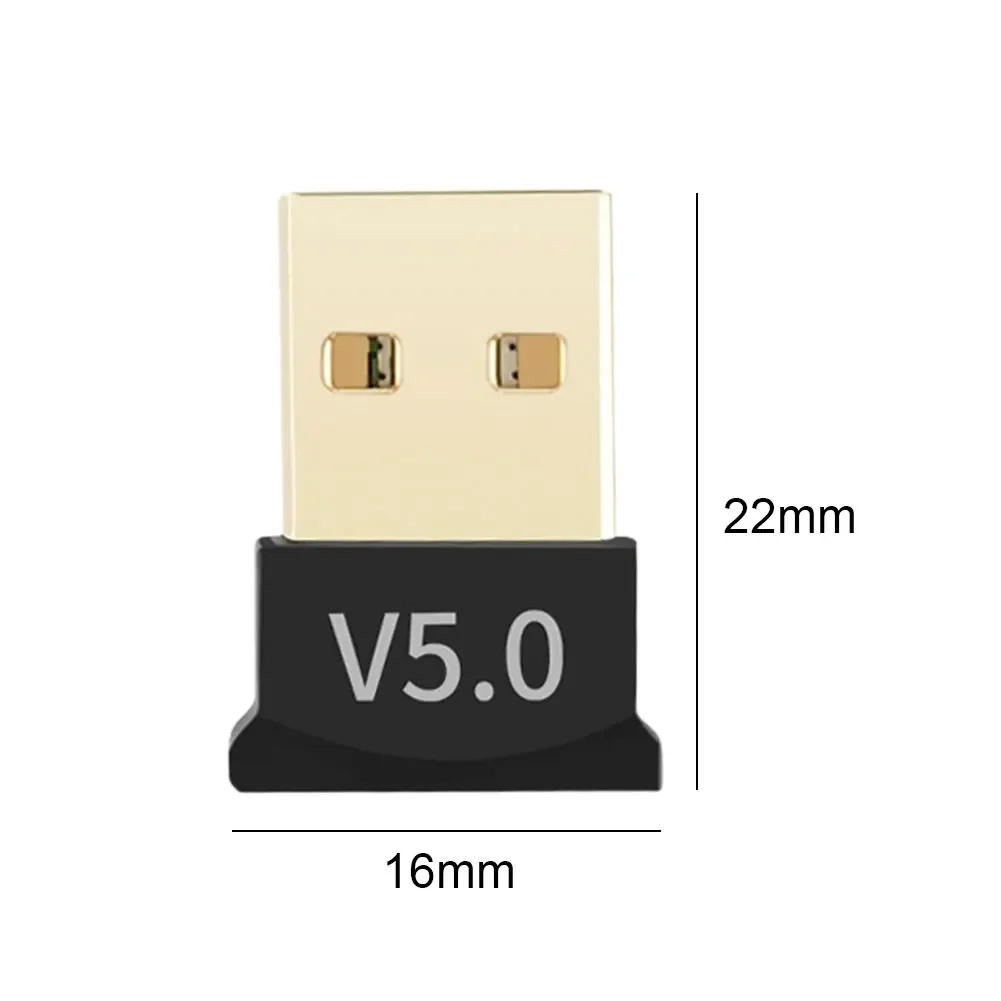 Wireless USB Bluetooth 5.3/5.1/5.0Adapter Dongle Adapter Support Computer Laptop For Windows  7/8/8.1/10/11/Vista/XP Transmitter
