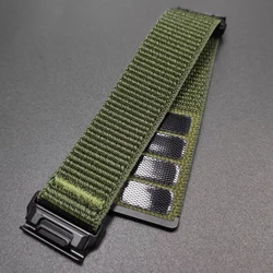 Quick Release Nylon Sport Strap - 22mm & 26mm - QuickFit 22mm (Army green)