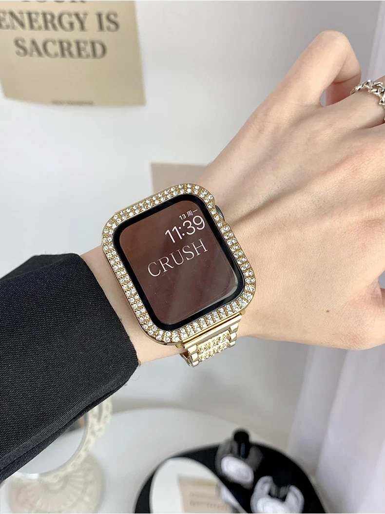รูปสินค้า สร้อยข้อมือ Apple Watch 4 ขนาด 45-38 มม. โลหะหรูหรา