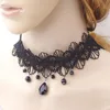 Collier en Dentelle Noire Sexy de Style Punk, Ras du Cou Gothique Personnalisé, Clavicule, Accessoires de Bijoux pour ixde Mariage