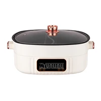 6L Double Hot Pot Cooker Large Capacity Household Electric Cooking Pot Multifunctional 2 Flavor Non-stick Kitchen Pot 1