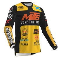 Maillots de cyclisme de Motocross à manches longues pour hommes descente VTT chemises vtt tout-terrain DH vélo vélo Jeresys vêtements 5