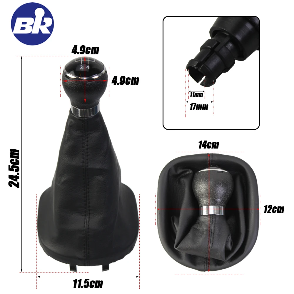 고품질 기어 변속 노브 VW 투란 캐디 MK2 2003 2004 2005 2006 2007 2008 2009 2011 2012 2013 자동차 인테리어용