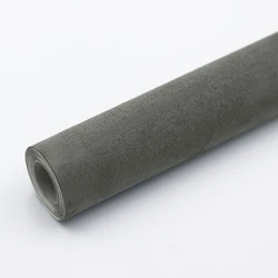 Large Suede Self-Adhesive Leather Repair Sheet for Interior and Upholstery Renovation (Deep grey)