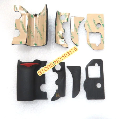Un'Unità Di 4 Pezzi Grip Rubber Usb Per Fotocamera Nikon D700 Dslr + Nastro Adesivo