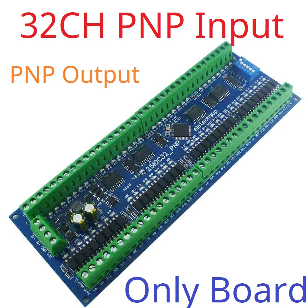 LED 램프 드라이버용 원격 IO 확장 보드, Modbus DMOS PNP 출력 및 NPN/PNP 입력 모듈, PLC RS485, 8 16 32 DI-DO