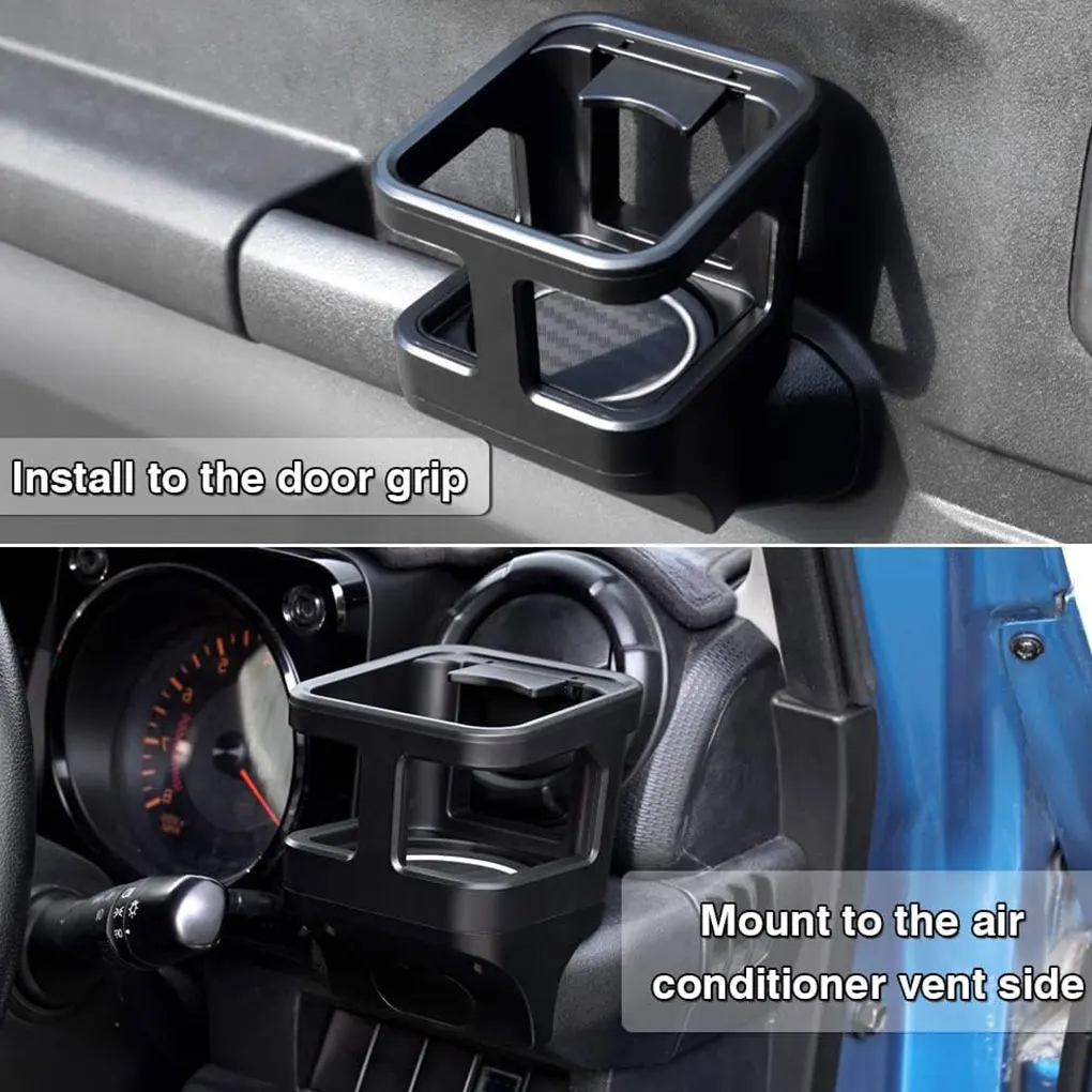 Car Drink Cup Bottle Holder Auto Drink Rack Stand Interior Accessories for Suzuki Jimny 2019-2023 JB64 JB74 Water Cup Holder