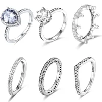 925 Sterling Silver Temperament Geometric Lines Closed Ring For Women Valentine's Birthday Fine Gifts Wedding Jewelry Accessory 1