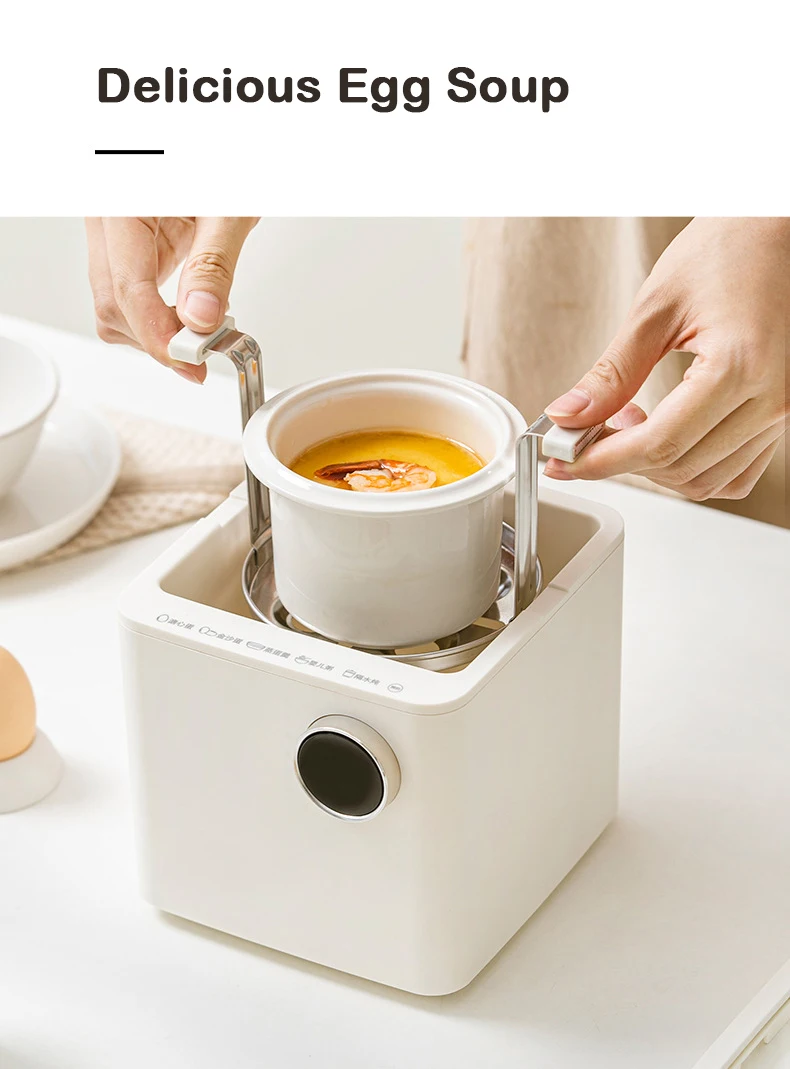 Description Picture 5 of itemDMWD Electric Egg Steamer Multifunction Egg Boiler Water Separated Slow Cooker Household Timing Food Steamer Breakfast Machine