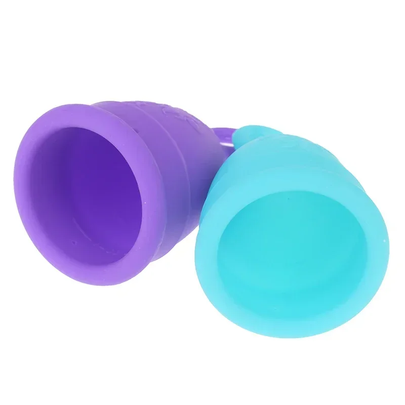 Menstrual Cup Medical Silicone Lady Feminine Hygiene Copa Women Period Soft Grade with Storage Case Leak-proof Reusable Size S/L