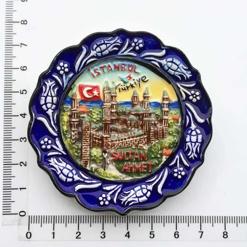 Фото Турецкий Стамбульский магнит на холодильник, сувенир Turquia Bodrum Alanya Kemer, 3d туристические магниты, Декор для дома, магниты на холодильник, идеи для подарка №4