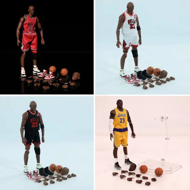 Mafex 농구 스타 Mj 마이클 조던 불스 리얼 의류, 23 호 액션 피규어 컬렉션 모델, 인형 장난감 선물, 신제품