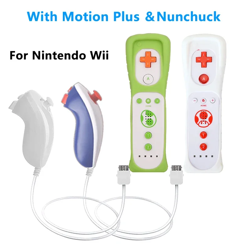 Wii Motion Plus Remote Controller Gamepad Nunchuck