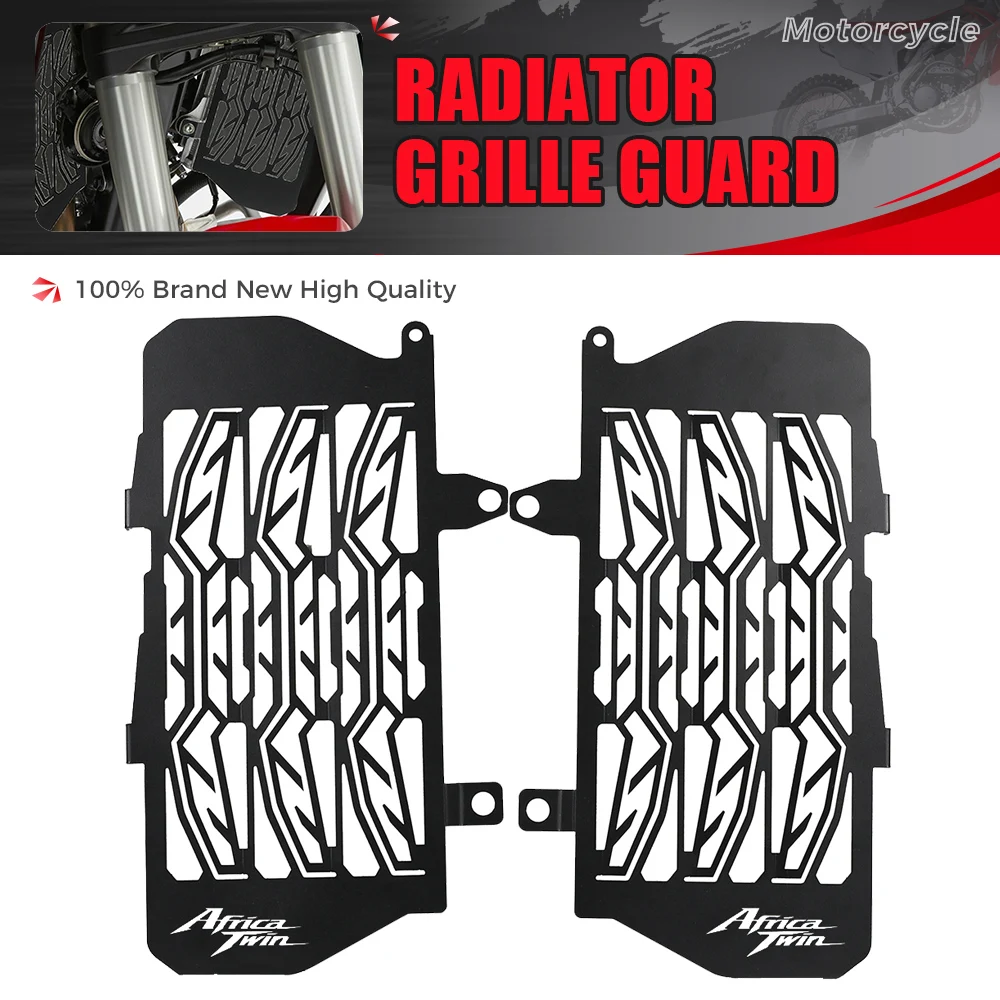 

For Honda CRF1100L Africa Twin 2020 2021 2022 2023 CRF 1100 L CRF1100 L Radiator Grille Guard Cover Oil Cooler Guard Protection