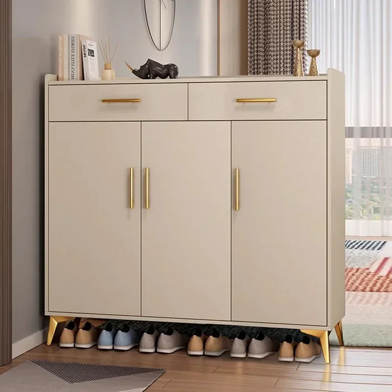 

Indoor Modern Luxury Shoe Rack Space Saving Living Room Shoe Rack Organizer Cabinet Meuble Chaussures Multifunction Furniture