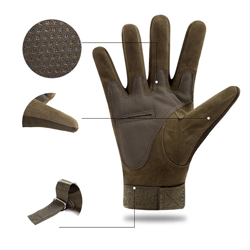 Outdoor Sports Locomotive Military Fans Gloves Winter Warm Outdoor Motorcycle Tactical Gloves Riding Gloves 4