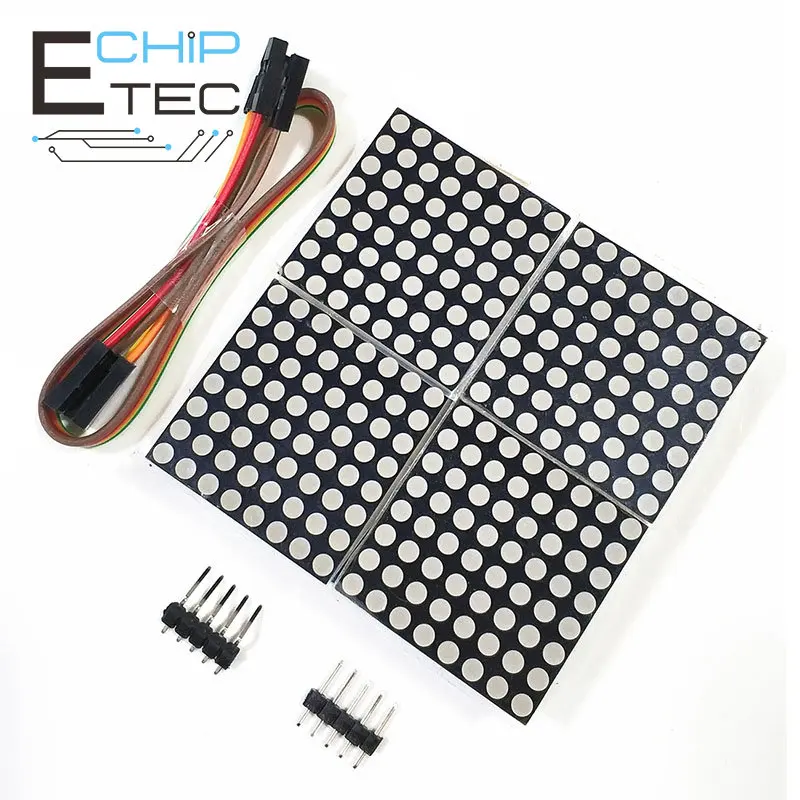 MAX7219 Dot Matrix Module 4 Dot Matrix 2*2 Display Module MCU Control LED Drive Module factory sale price dbs asy11nc sending card for matrix led module panels outdoor indoor