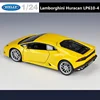 WELLY 1:24 Lamborghini Huracan LP610-4 Alloy Racing Car Model Diecasts Metal Sports Car Model High Simulation Childrens Toy Gift 5