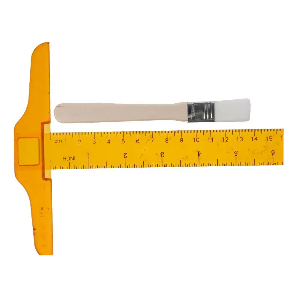 0.6" Width Small Paint Brush Nylon Bristle with Wood Handle Painting Tool for Wall Door Cabinets Furniture 1PC painting brushes