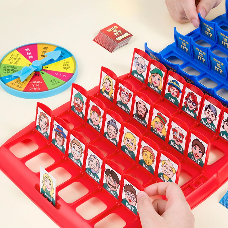 Guess who I am Board game Children's Puzzle Games Parent-Child Interactive Thinking Logic Training Toys Two Player Battle Cards board games