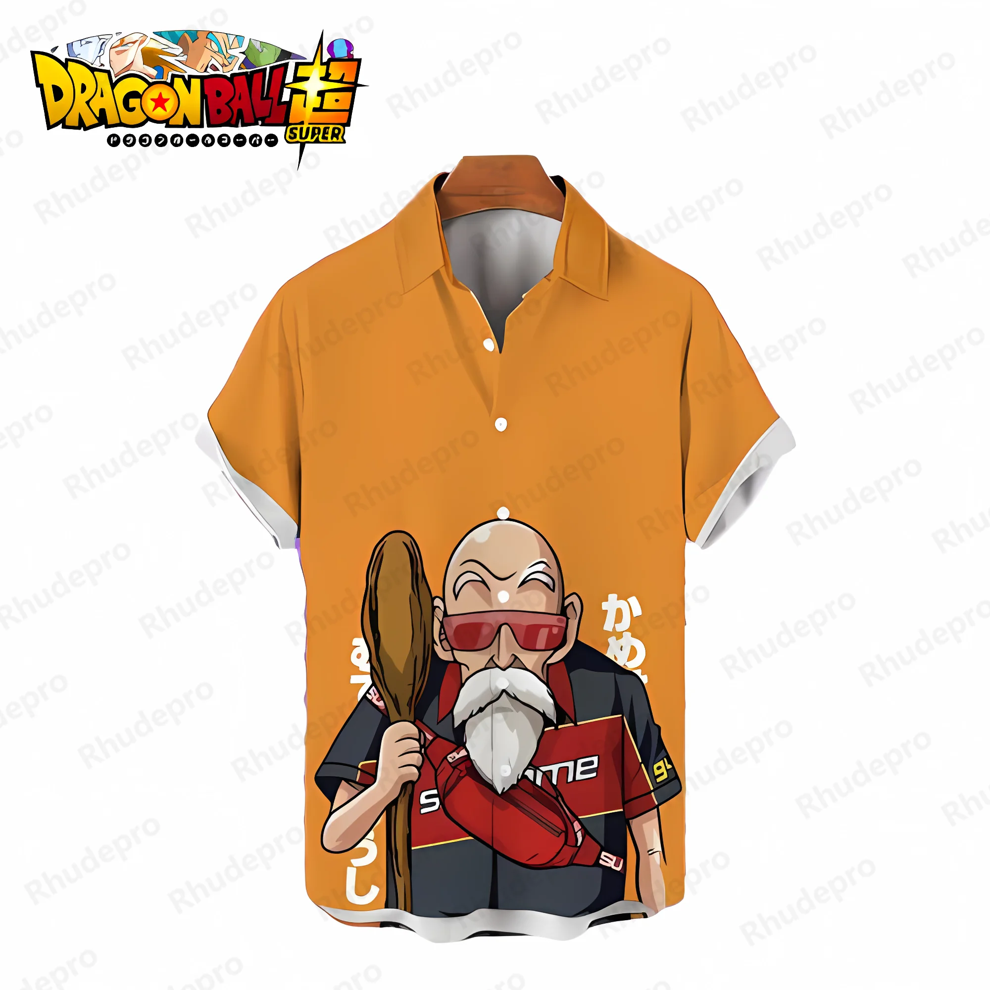 

Dragon Ball Z Short Sleeve Men's Clothes Shirt Cool 2024 Y2k Harajuku Seaside Trip Anime High Quality Summer Goku Fashion Vegeta