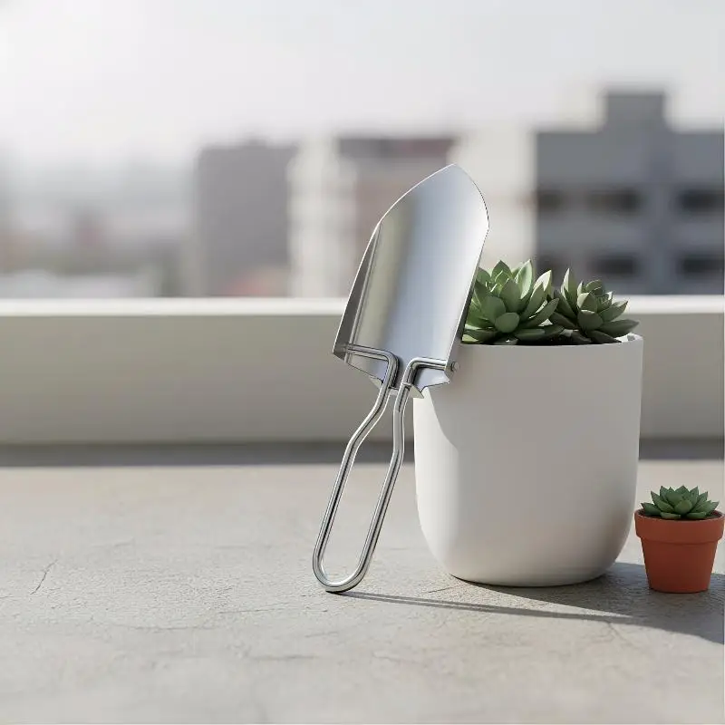 미니 스테인리스 스틸 도구 세트 정원용 삽 넓은 삽 손삽 갈퀴 식물 도구 파기 제초