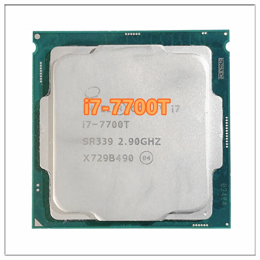 Processeur d'unité centrale i7-7700T utilisé d'Intel i7 7700T 2.9GHz  facades-processeur d'unité centrale du noyau LGA 1151 - AliExpress