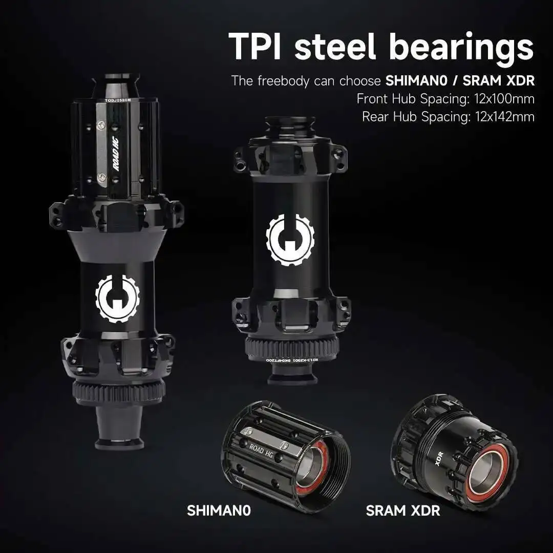 ELITEWHEELS Gravel 5 Carbon Spoke Wheels Road Disc Tubeless Inner Width 19mm Ratchet System Center Lock Hub Trail Cross Country