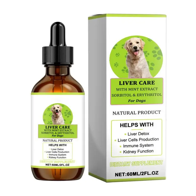 Dog Joint And Hip Supplement 60ml Liquid Drops for Home Indoor Outdoor