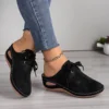 Lightweight Lace-up Fashion Half-support Wading Beach Shoes Middle-aged Mother Shoes Summer 2024 New Arrival Size 36-43 6