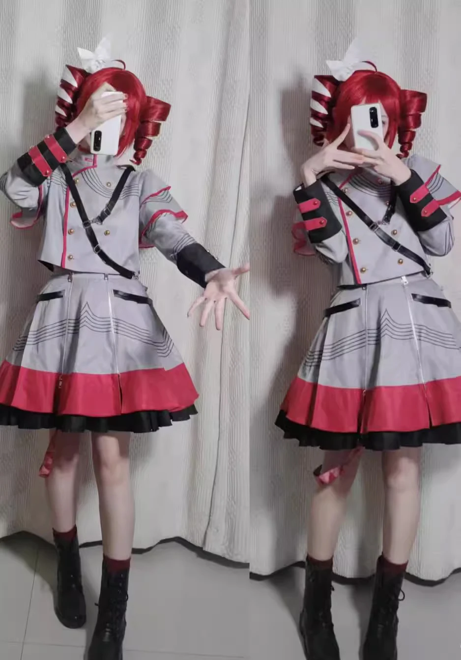 Kasane Teto Vocaloid Cosplay Costume for Women (Unofficial)