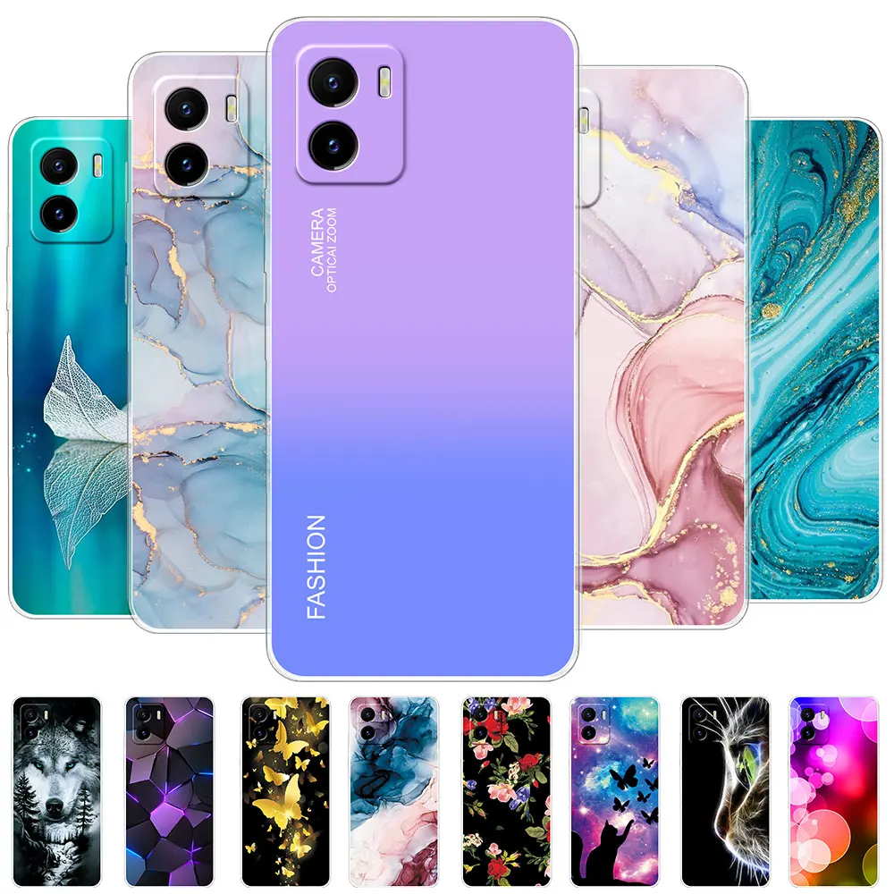 Per Vivo Y15S Vivo Y15A Y15 Custodia Cover Vivo Y10 Y01 Custodia Morbida In Silicone Trasparente Funda Per Vivo Y02 Y02A Y02T Iqoo U5X Coque