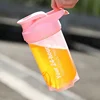 1PC 500ml Protein Powder Shaking Cup Portable Sport Shaker Bottle Fitness Gym Shaker Whey Protein Powder Mixing Bottle 3