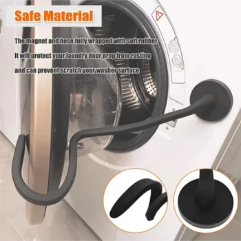 Silicone Washing Machine Door Holder Magnetic Washer Door Prop Keep Open Drying Home Laundry Accessory 1