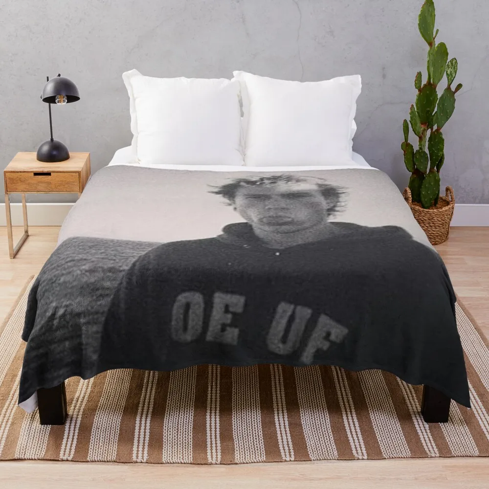 

heath ledger Throw Blanket Heavy Blanket Retro Blankets