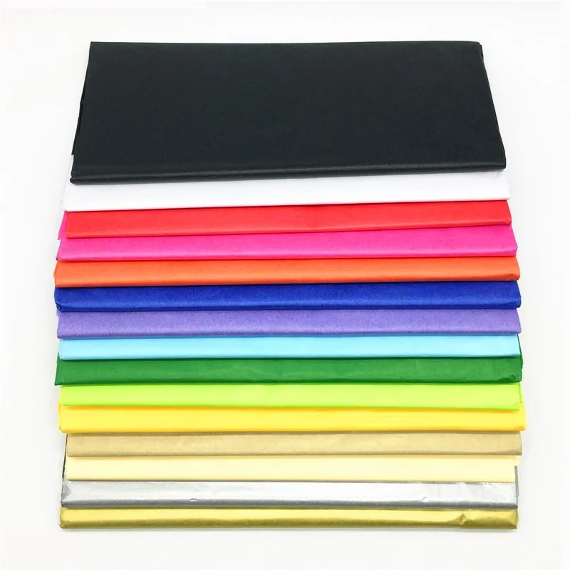 Flower Wrapping Paper 10pcs/bag 51x66cm Tissue Paper Gift Packaging Craft Roll Wine Shirt Shoes Clothing Wrapping