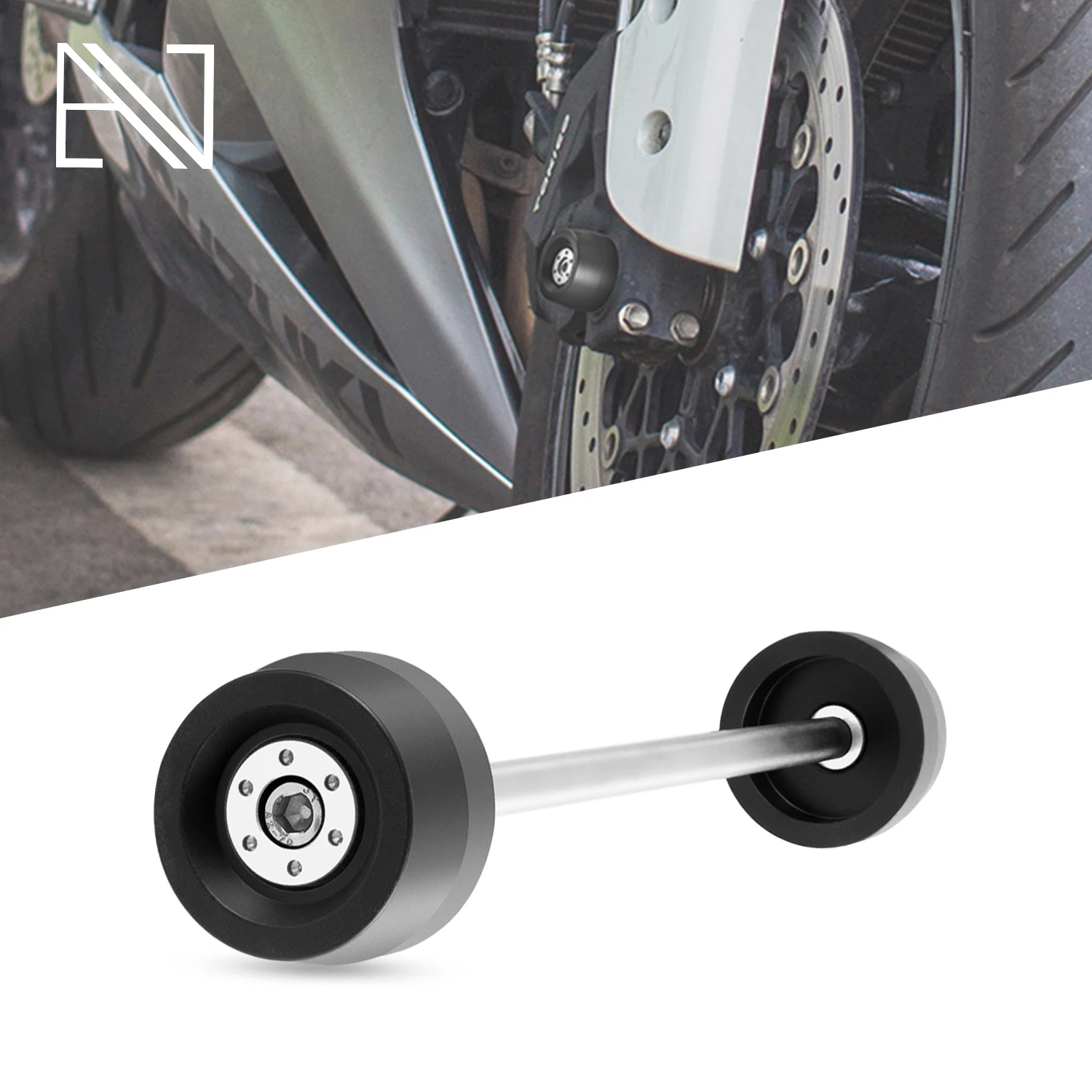 

Motorcycle Front Axle Slider Wheel Protection For GSX-S1000 GSX-S1000F GSXS 1000 F