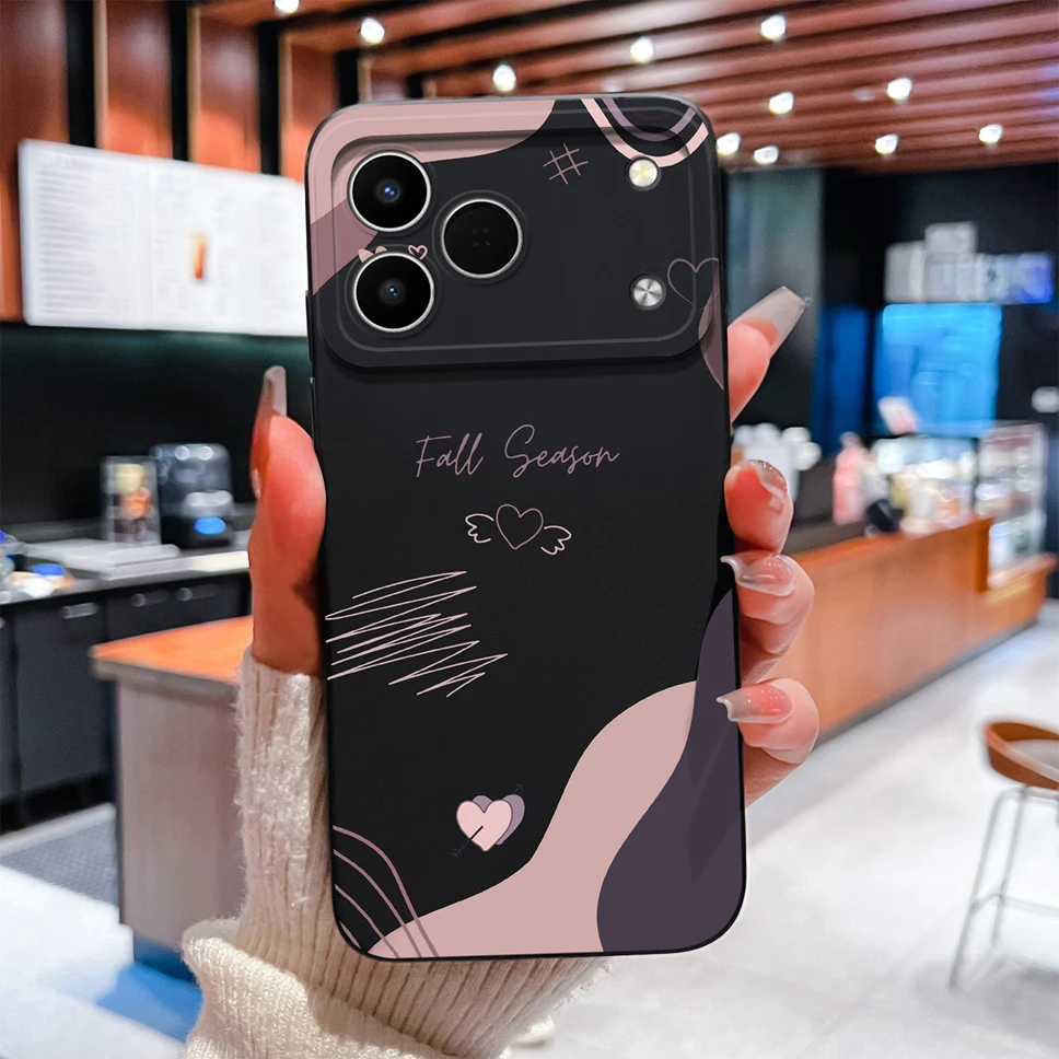 Creative Love Style Shockproof Silicone Phone Case Cover