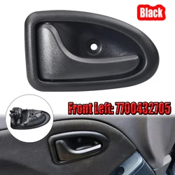 Enhanced Inner Door Handle Set for Renault and Opel Vehicles (Black FL)