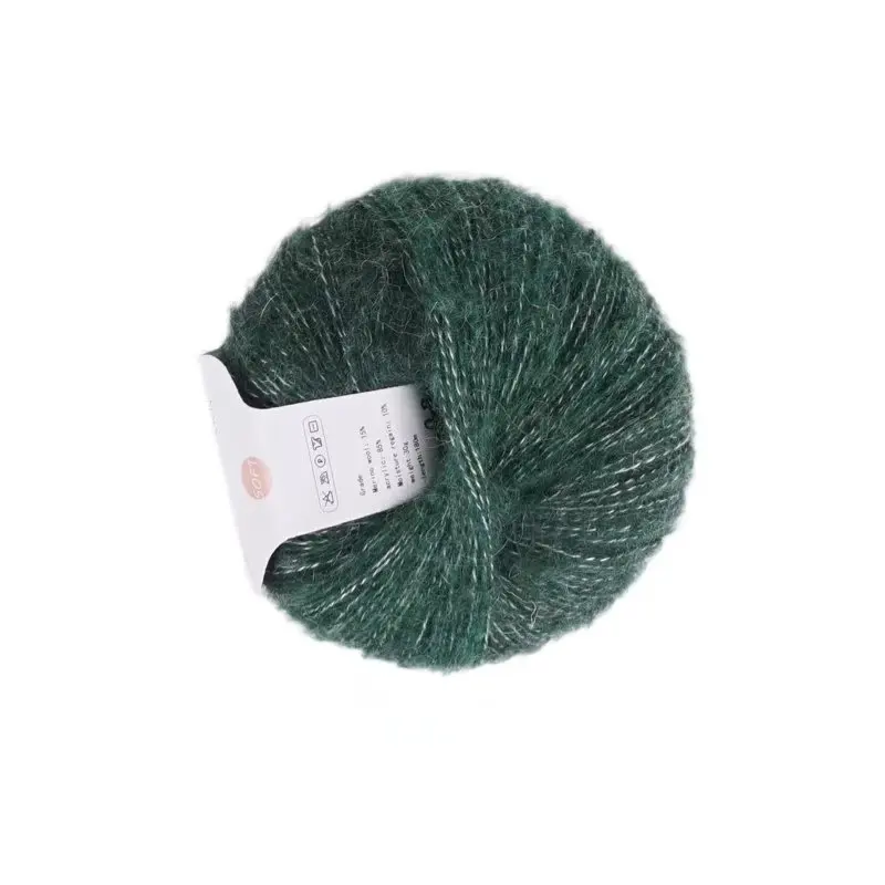 Angora Mohair Wool Yarn, Magic Color, Gradual Crochet, DIY Silky Sweater, Scarf, High Quality, 3x30g, 90g 5