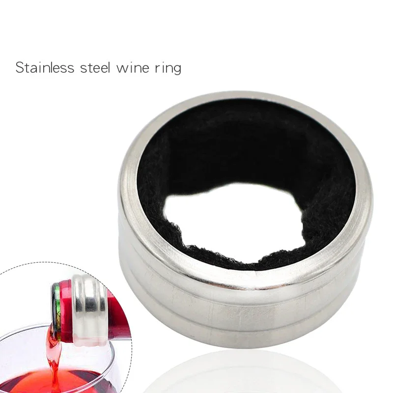 

1/2/3/5 шт., круглые кольца для бутылок из нержавеющей стали