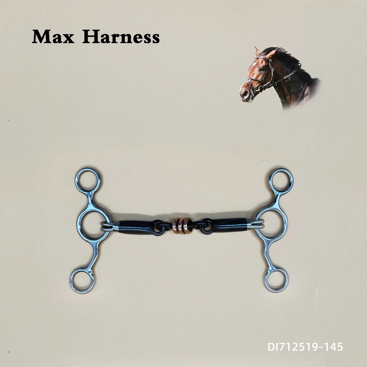 Stainless Steel Horse Mouth Ring Loose Ring Outdoor Horse Equipement ﻿ 6