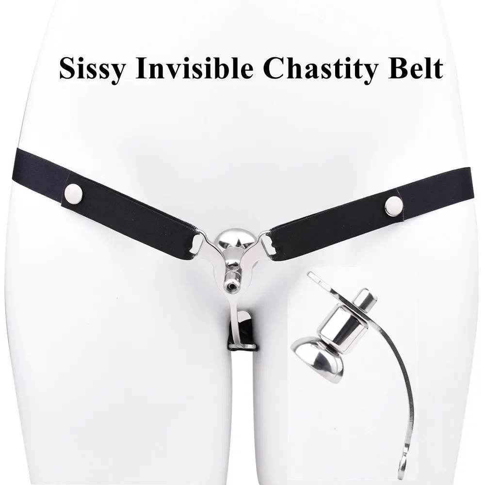 Invisible Sissy Chastity Belt Device Penis Chastity Cage Chastity Lock Sex Toy Chastity Cage Accessory for Men Women