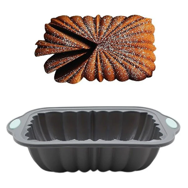 Silicone Cake Pans Rectangular Flower-shaped Cake Baking Pan Loaf