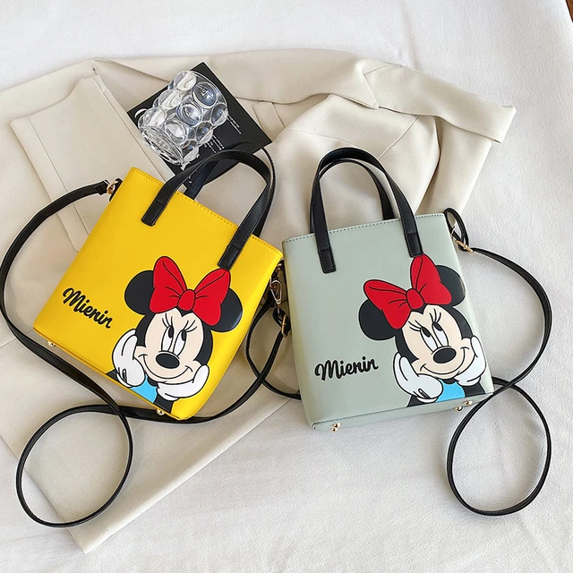 Disney Mickey New Women's Bag Luxury Brand Women's One-shoulder Messenger  Bag Cartoon Fashion High Quality Fashion Handbag