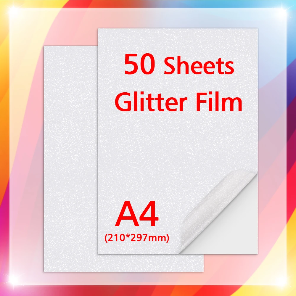 A4 Adhesive Cold Laminating Film 50 Sheets To Protect Photos DIY Card lamination film